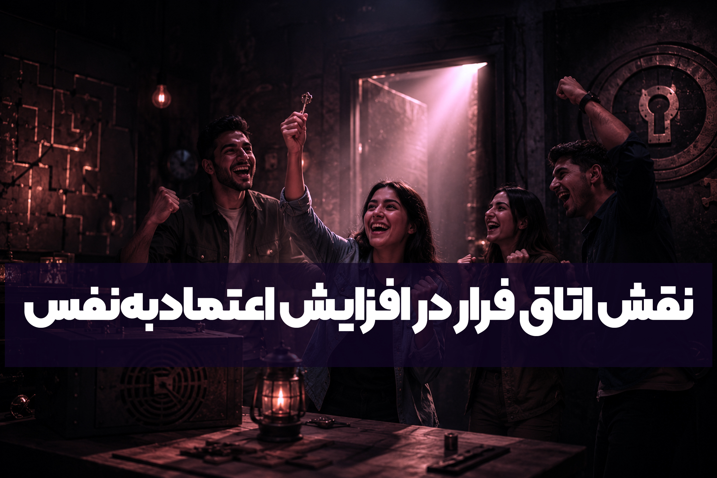 نقش اتاق فرار در افزایش اعتمادبه‌نفس